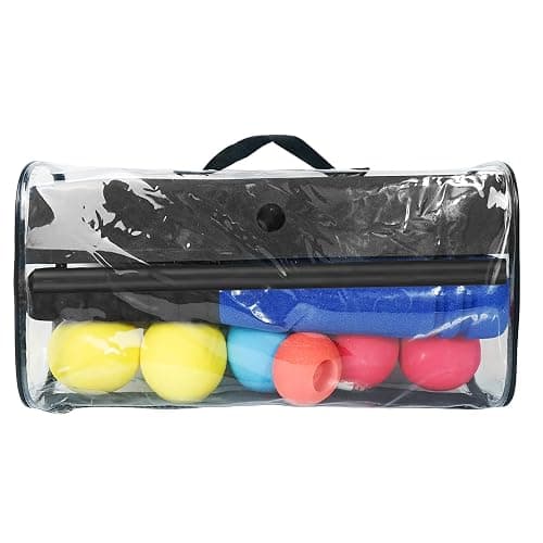 Aoneky Mini Foam Tball Set for Toddlers 1-3 Years, Portable Baseball Toy Set with Foam Bat, 5 Balls, T-Ball Stand & Carry Bag, Safe Soft T-Ball for Boys Girls Indoor Outdoor Play thumbnail 7