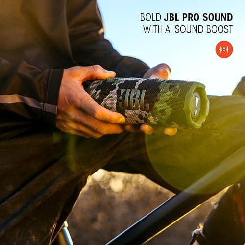 JBL Flip 7 Speaker Bluetooth Portatile Wireless, 16 Ore di Autonomia, Impermeabile IP68, Resistente alla Polvere e Antiurto, Suono Pro con AI Boost, Connessione Multi-Speaker Auracast, Rosa thumbnail 2