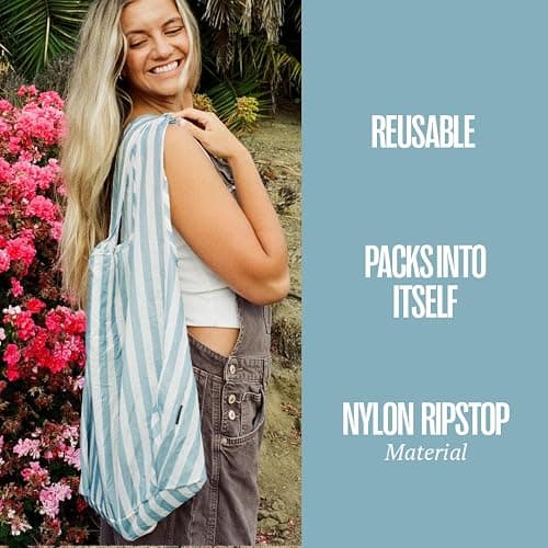 Thread Wallets Market Tote - Reusable Bag for Farmers Markets and Shopping, Foldable for Easy Storage thumbnail 2