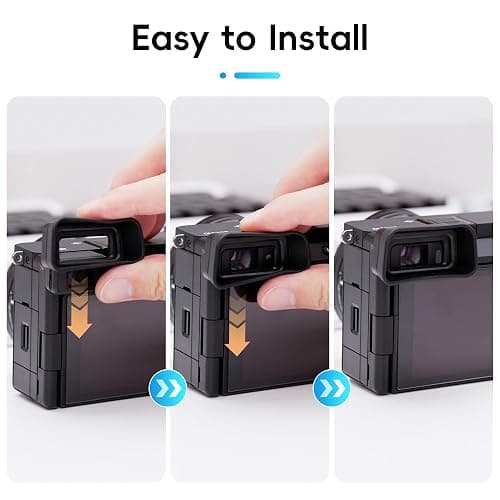 A6700 Eyecup Eyepiece, Soft Silicon Extended Camera Eye Cup Viewfinder Special Designed for Sony A6700 Alpha APS-C Mirrorless Camera Replaces Sony FDA-EP20 (Not Affect The Use of A6700 Camera Screen) thumbnail 7
