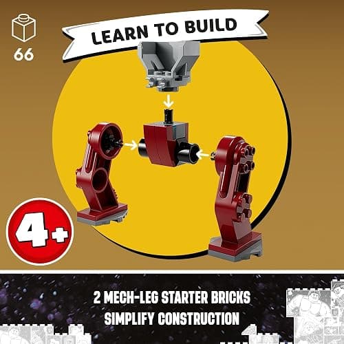 LEGO Marvel Iron Man Hulkbuster vs. Thanos 76263 Building Toy Set with Thanos and Iron Man Figures, Hulkbuster Toy with Posable Mech for Super Hero Battle Action, Fun Marvel Toy for Kids Ages 4 and Up thumbnail 5