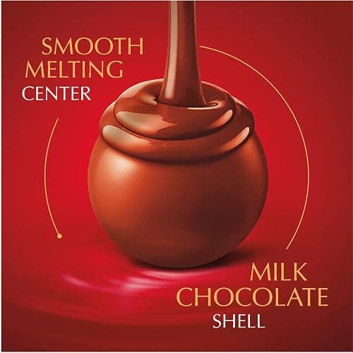Lindt, Milk Chocolate Candy Truffles, Milk Chocolate with Smooth, Melting Truffle Center, 5.1 Ounce thumbnail 3