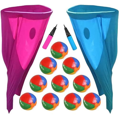 Granny Pants Yard Game, Granny Pants Outdoor Game - Oversized Giant Pants Game with Bouncy Balls & Pump, Backyard Parties, Field Day Fun for Adults & Kids - Image 1