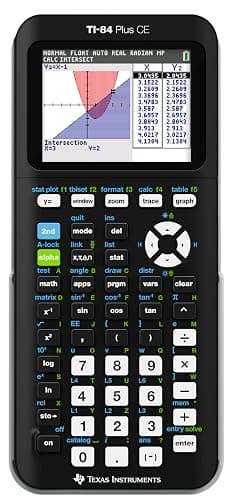 Texas Instruments TI-84 Plus CE Color Graphing Calculator, Black thumbnail 2