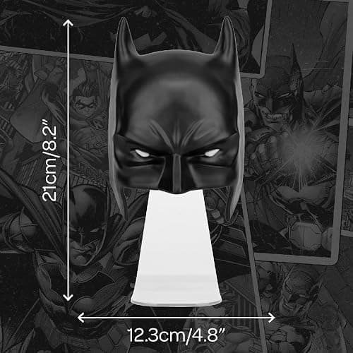 Paladone Batman Mask Light, Wall Mountable or Freestanding LED Lamp, Officially Licensed DC Comics Merchandise for Bedrooms, Man Caves, Home and Collectors thumbnail 3