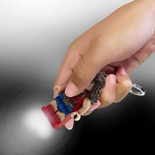 Lego DC Super Heroes Large 3 Inch Tall Figure Keychain Light - Wonder Woman (KE117H) thumbnail 4