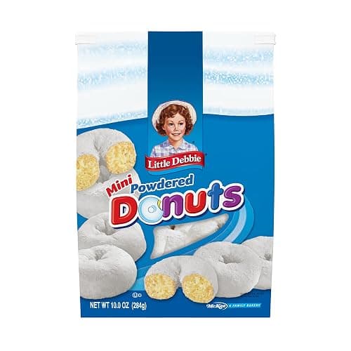 Little Debbie Powdered Mini Donuts, 10.0 OZ Bag - Image 1