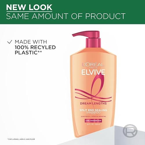 L'Oreal Paris Elvive Dream Lengths Shampoo and Conditioner Kit, Paraben Free, 1 kit - Shampoo & Conditioner set - 28 Fl Oz (Pack of 2) thumbnail 5