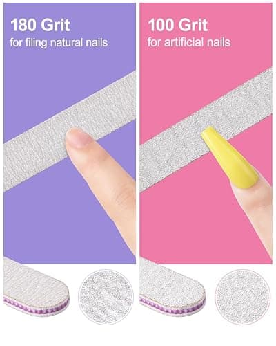 MORGLES Cuticle Remover Kit, 100/180 Nail File and Nail Buffer Blocks, 1 Pcs Rose Cuticle Oil and Professional Pedicure Manicure Tools, Nipper Cutter for Fingernails and Toenails thumbnail 4