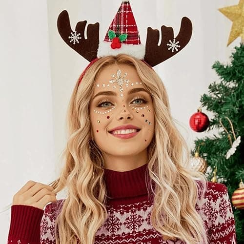 2310 PCS Self Adhesive Rhinestone Gem Stickers for Face Nail Body Makeup Festival,4 Size 14 Sheets Bling Jewels Stickers Earrings for DIY Kids Craft Card Decorations thumbnail 2