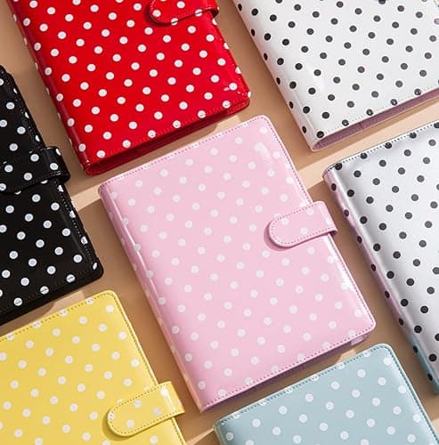  A5 Photocard Binder with 25 Pack 4-Pocket Double Sided Sleeves 6 Ring Photocard Book with 1pcs photocard holder PU Leather Cover Collector for 2x3’’ Album Cards Trading Card (Pink) thumbnail 2