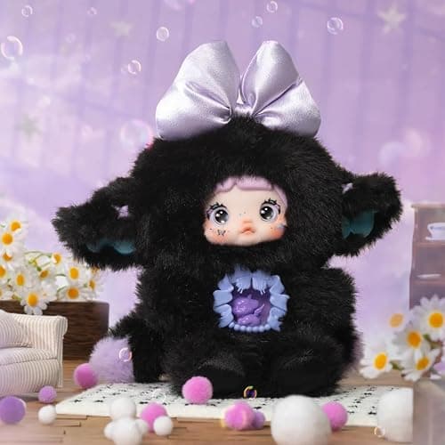 CALEMBOU Plush Blind Box Figures, Kawaii Nommi Another World Series Stuffed Animals Mystery Box Toys, Cute Anime Vinyl Plushies Collectible Birthday Gifts for Girls (Nommi Another World 1pc) thumbnail 4