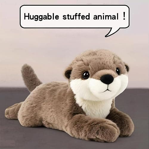 Brown Otter Stuffed Animal – Cute Otter Plush Toy for Kids & Adults – Birthday Surprise & Room Decor –A Cuddly Companion for Everyday hugs and Bedtime thumbnail 4