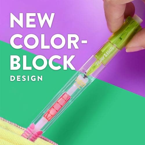 Paper Mate Clearpoint Mechanical Pencil, Break-Resistant, Color Block Edition, HB #2 Lead (0.7mm), 6 Count thumbnail 4