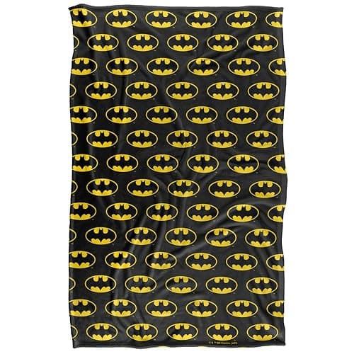 Batman Classic Bat Shield Logo Pattern Silky Touch Super Soft Throw Blanket 36" x 58",Classic Bat Shield Logo Pattern thumbnail 3