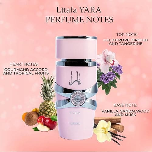 Yara Pink Eau De Parfum 100ml (3.4 fl oz) for Female Long-Lasting Fragrance thumbnail 5