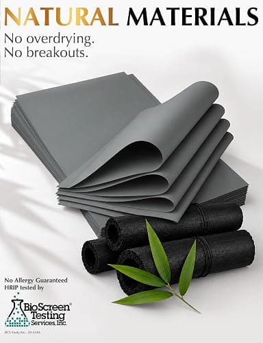 XL Oil Blotting Sheets for Face – 3pk/300 Makeup Friendly – High Absorbency | Mattifying Papers with Bamboo Charcoal - 25% Larger & Easy Dispensing - Perfect for Keeping in Purse - Gteat on the Go thumbnail 8