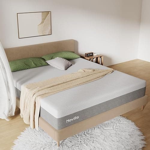 Novilla King Size Mattress, 12 Inch Gel Memory Foam King Mattress for Cool Night & Pressure Relief, Medium Plush Feel with Motion Isolating, Bliss thumbnail 2