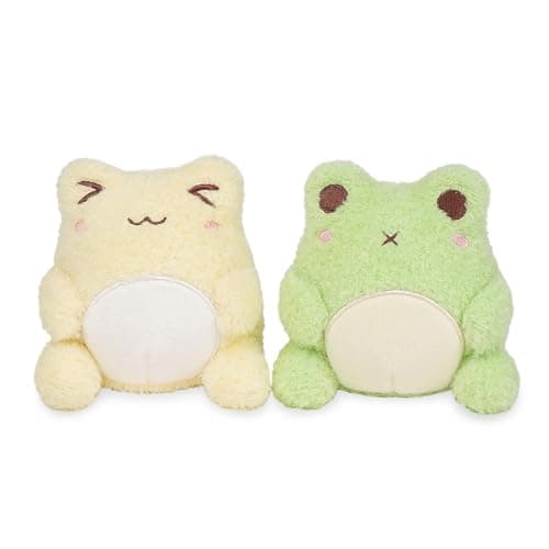Cuddle Barn PlushGoals - Edawawa Kawaii Cute Soft Green Edamame Frog Plush Toy, 13 inches thumbnail 4
