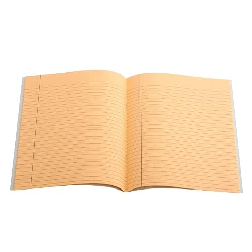 9" x 7" - 7mm Lined Tinted Paper - Exercise Book Grey Cover - Pink - Single Book thumbnail 8