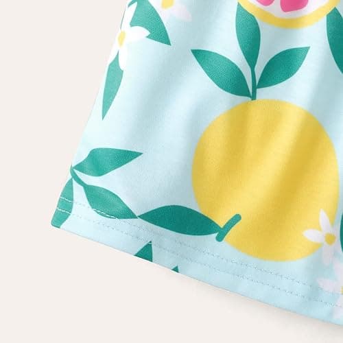 PATPAT Girls Jumpsuit 3 Pieces Floral Rompers Little Girl Elastic Waist Sleeveless One Piece Knit Jumpsuits thumbnail 9