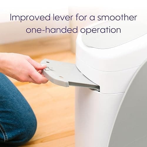 Litter Genie Style Pail |Cat Litter Waste Disposal System for Odor Control | Includes 1 Square Refill Bag, Made in Canada thumbnail 4