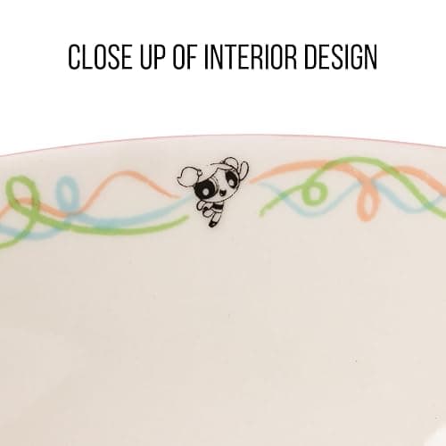 Silver Buffalo The Powerpuff Girls Featuring Bubbles, Blossom, and Buttercup Ceramic Ramen Noodle Rice Bowl with Chopsticks, Microwave Safe, 30 Ounces thumbnail 8