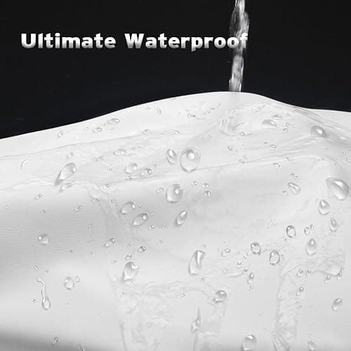 Titanker Waterproof Fabric Shower Curtain Liner Washable, Cloth Shower Liner with Magnets, White Shower Liner Soft Fabric, Lightweight Shower Curtain Liner, 70x72 Inches thumbnail 4