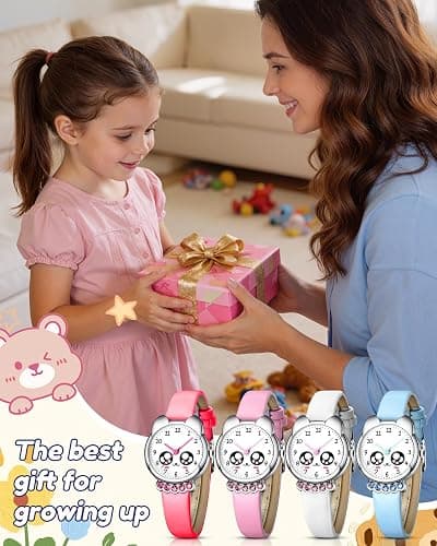 KDM Quartz Watch Gift for Kids: for Classroom Success & Independence - Educational Design with Large Numbers - Perfect First Communion or Year-End Gift 3-12 thumbnail 7