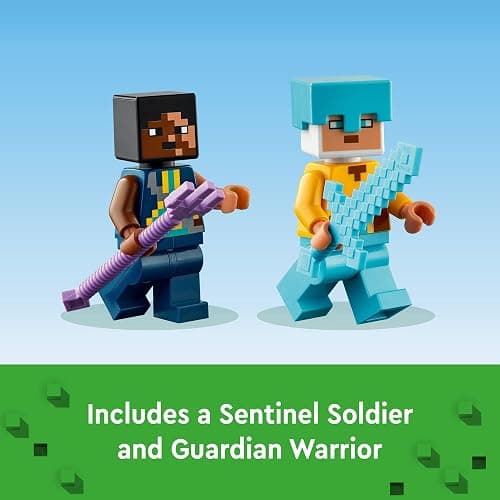 LEGO Minecraft The Sword Outpost 21244 Building Toys - Featuring Creeper, Warrior, Pig, and Skeleton Figures, Game Inspired Toy for Fun Adventures and Play, Gift for Kids, Boys, and Girls Ages 8+ thumbnail 6