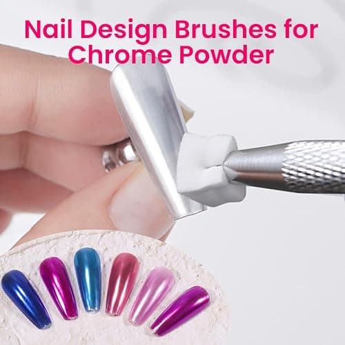ESUOHYM 150 PCS Soft Nail Sponges For Ombre and Aura with Grabbing Pen Nail Art Brushes for Blending Ombre Gel Nail Tech Design Manicure Tools Accessories Supplies for Salon and Home White thumbnail 6