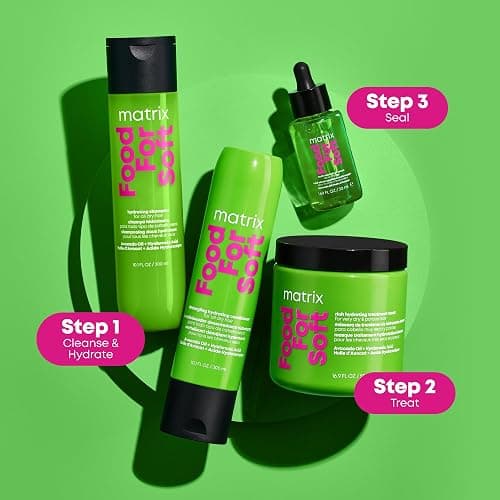 MATRIX Food For Soft Shampoo For Dry and Brittle Hair - Moisturizes and Hydrates, Softens and Smooths, With Avocado Oil & Hyaluronic Acid, Vegan thumbnail 7