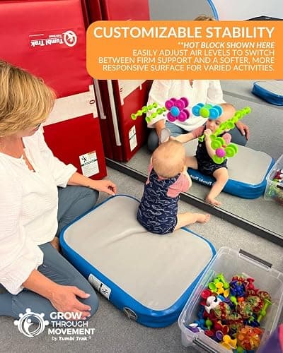 Hot Spot - Air-Filled Balance Disk for Kids - Stability, Coordination and Motor Skill Development Tool for Therapy thumbnail 5