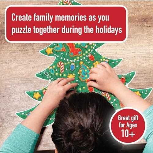 Pokemon 12 Day Advent Calendar Puzzle - 12 Mini Puzzles for Kids Ages 10+ | Advent Calendar Puzzle, Bonus Adhesive Puzzle Saver, 11 Ornament Shaped Puzzles 100 Pieces Each, 300 Piece Tree Shaped Puzzle thumbnail 4