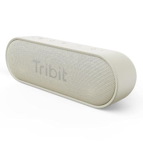 Tribit XSound Go Bluetooth Speaker, 16W Portable Wireless Speaker with Loud Sound, 24H Playtime, IPX7 Waterproof, Custom EQ, XBass, BT5.3, TWS Pairing, Type-C, Outdoor/Home/Travel/Beach/Shower (White) - Image 1