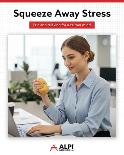 Alpi Potato Squishy Toys – Soft Squeeze Toys for Adults – Realistic Fake Food Stress Ball, a Funny Gift Idea for Home or Office thumbnail 3