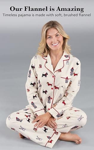 PajamaGram Winter Pajamas For Women - Flannel Pajamas Women thumbnail 4