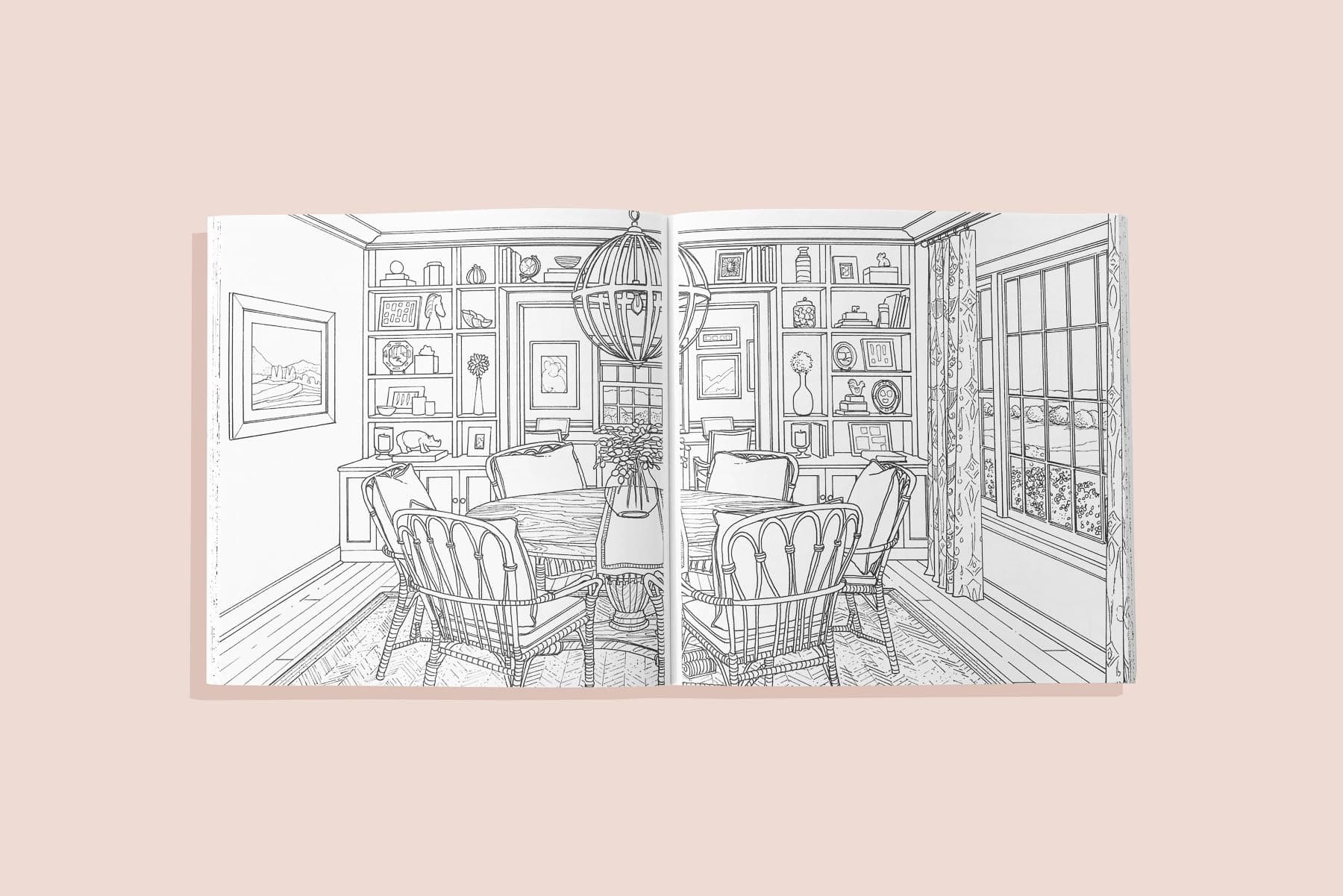 Color At Home: A Young House Love Coloring Book thumbnail 7