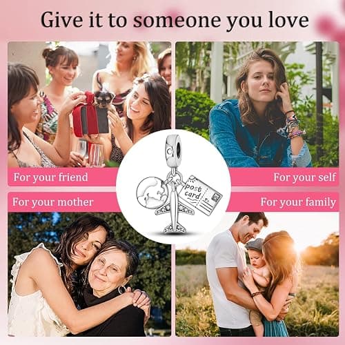 MULA 925 Sterling Silver Charms for Bracelets and Necklaces Handbag Dangle Pendants Beads Cute Cat Turtle Charms Jewelry for Women thumbnail 6