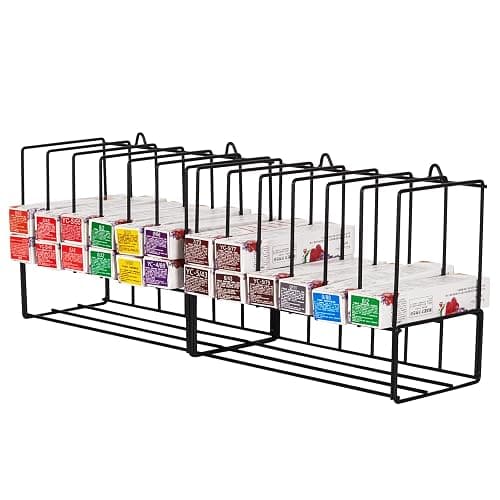 Meudid Hair Color Organizer for Salon Storage Rack - 2 PCS Wall Mounted Hair Color Racks for Salon Cabinet Perfect Hair Color Shelves for Salon Stations for Hair Stylists thumbnail 4