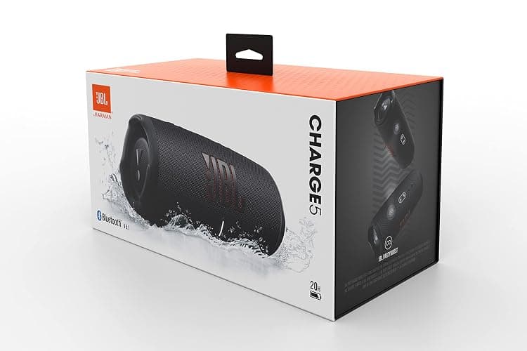 JBL Charge 5 Portable Bluetooth Speaker with Deep Bass, IP67 Waterproof and Dustproof, 20 Hours of Playtime, Built-In Powerbank, Black thumbnail 10
