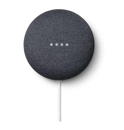 Google Nest Mini 2nd Generation Smart Speaker with Google Assistant - Charcoal - Image 1