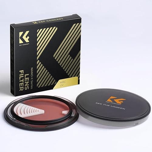 K&F CONCEPT Nano-Xcel 58MM Filtro UV Filtro de Protección, Filter MC UV Slim de HD Vidrio Óptico con 28 Capas Revestimiento Nano thumbnail 8