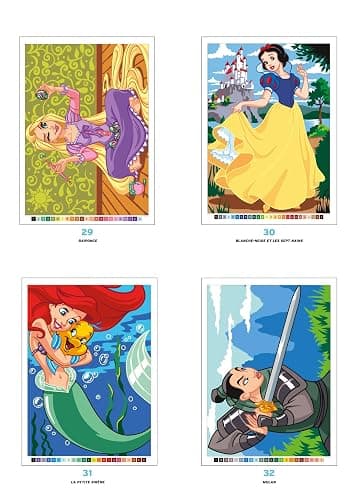 Coloriages mystères Disney - Princesses: Coloriez les chiffres et découvrez l'image thumbnail 5