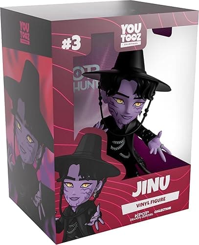 Youtooz Kpop Demon Hunters Jinu 5.2" Vinyl Figure, Collectible Jinu Figure from Kpop Demon Hunters Vinyl Collection - Image 1