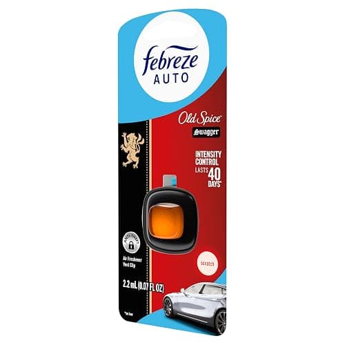 Febreze AUTO Air Freshener, Odor-Fighting Automotive Vent Clip, Old Spice Swagger Scent, 8 Count thumbnail 11