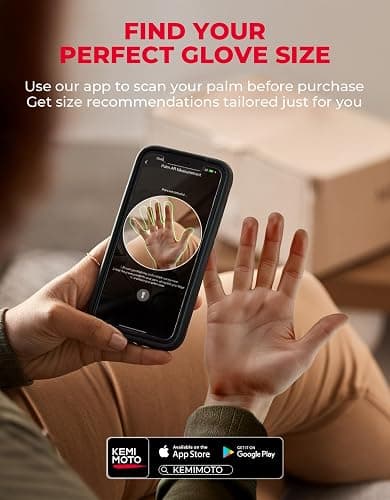 KEMIMOTO Tactical Gloves for Men, Touchscreen Motorcycle Gloves with Hard Shell & Palm Padding for Sports Motorcycle Cycling Tactical Airsoft Paintball Hunting Hiking Camping Climbing thumbnail 7