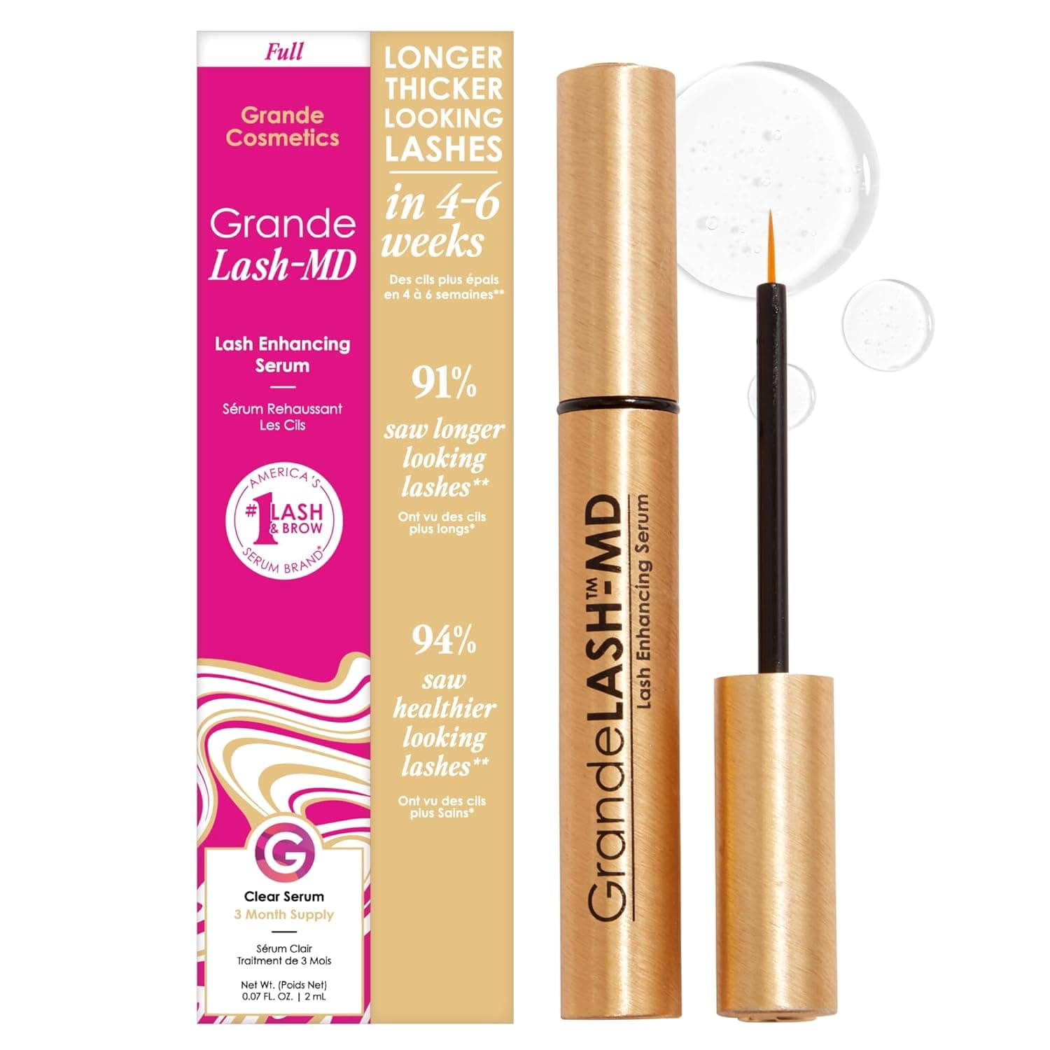 GrandeLASH-MD Lash Enhancing Serum - Promotes Longer Costa Rica | Ubuy - Image 1
