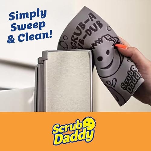 SCRUB DADDY Damp Duster Towel - Durable Sponge-Like Dust Cleaner for Multisurface Dusting, Picking Up Pet Hair, Dirt & Grime of All Kinds - Reusable, Soft, Flexible, Absorbent Cleaning Supplies (2ct) thumbnail 3