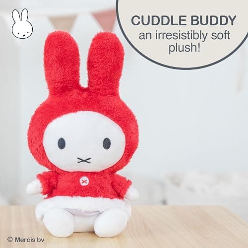 Kids Preferred Miffy Winter Plush Toy, Sitting Dutch Bunny by Dick Bruna, Soft Stuffed Animal Plushie for Girls & Boys - 13 Inches thumbnail 5
